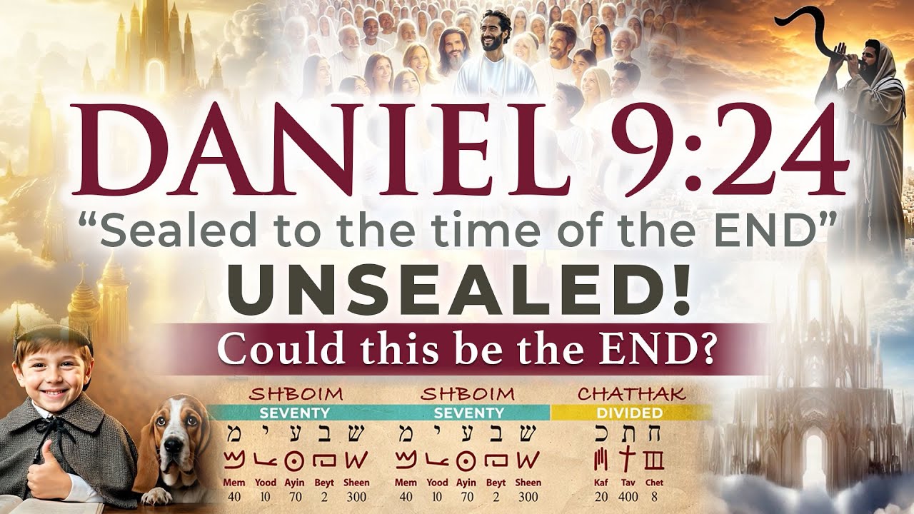 Daniel 9:24 - Sealed to the time of the END, UNSEALED!